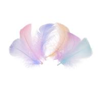 sourcing map 200 Pcs Pastel Colors Craft Feathers, 3-5 Inch Colored Feathers for Crafting, Fluffy Feather Bulk for DIY Crafts, Dream Catcher Supplies, Wedding Party Decoration