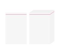 sourcing map 200 Pcs Small Plastic Bags, 6" x 6" Mini Clear Zip Poly Bag Reusable Jewelry Bags with Resealable Lock Seal Zipper for Photo Jewelry Travel Storage Party Favors