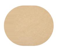sourcing map 200 Pcs Unbleached Parchment Paper Baking Sheets Rounds, 9.5 Inch Hamburger Patty Paper Non Stick for Baking Grilling or Meat Storage, Wood Color