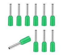 sourcing map 200 Pcs Wire Ferrule Connectors VE0306-28AWG Crimp Copper Ferrules Terminals Connector Insulated Cord End Terminal for Electrical Projects Industrial Chemical Industry, Green