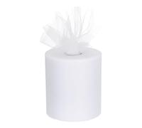sourcing map 200 Yards Tulle Ribbon Rolls Netting Fabric Spools 6 Inch White for Christmas Wrapping Wedding DIY Crafts