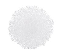sourcing map 2000 Pcs Glass Seed Beads Bulk, 1.5mm Mini Loose Glass Bugle Beads for DIY Earrings, Necklaces, Bracelets, Jewelry Making, Clear White