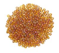 sourcing map 2000 Pcs Glass Seed Beads Bulk, 4mm Mini Loose Glass Bugle Beads for DIY Earrings, Necklaces, Bracelets, Jewelry Making, Coffee