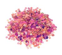 sourcing map 20000 Pcs Flat Loose Sequins 4MM Bulk Cup Sequins Paillettes Sequins Embroidery Sequins Round Spangles with Holes for Jewelry Making Crafts Sewing Makeup Nail,Rose Red
