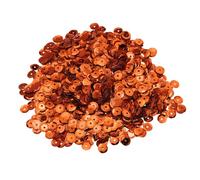 sourcing map 20000 Pcs Loose Sequins 6MM Bulk Cup Sequins Paillettes Sequins Embroidery Sequins Round Spangles with Holes for Jewelry Making Crafts Sewing Makeup Nail,Orange