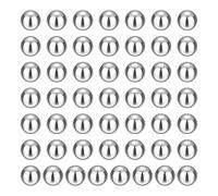 sourcing map 2000Pcs 3mm Bearing Balls, Solid Carbon Steel G1000 Precision Balls for Bearings Bicycles Casters Automotive Part and DIY (Mirror Polished)