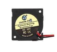 sourcing map 2006 Fan 20mm x 6mm 4/5 Inch 24V Small Plastic Cooling Fan 2 Pin for Computer PC Case CPU Heatsink 3D Printer Desktop Cooling Router Server(1 PCS)