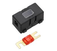 sourcing map 200A 125V ANL Fuse Holder Kit, 50A Fuse Inline Block Box for Automotive Marine Audio Video Electronic System