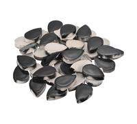 sourcing map 200g Ceramic Mosaic Tiles for Crafts Bulk, Raindrop Black Ceramic Tiles for Mosaic Kits Garden Stepping Stone Cup Mat
