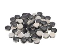 sourcing map 200g Ceramic Mosaic Tiles for Crafts Bulk, Round Black Ceramic Tiles for Mosaic Kits Garden Stepping Stone Cup Mat