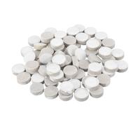 sourcing map 200g Ceramic Mosaic Tiles for Crafts Bulk, Round White Ceramic Tiles for Mosaic Kits Garden Stepping Stone Cup Mat