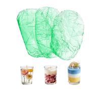 sourcing map 200g Gel Wax for Candle Making, High Transparency Gel Wax Melts Candles Making Supplies for DIY Handmade Candle Decorative Material Supplies, Green