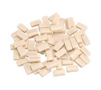 sourcing map 200g Rectangle Mosaic Tiles for Crafts, 0.4" x 0.8" Iridescent Mosaic Glass Pieces for DIY Art Making Supplies Home Decoration (Champagne)