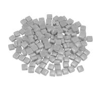 sourcing map 200g Square Mosaic Tiles for Crafts, 0.4" Iridescent Mosaic Glass Pieces for DIY Art Making Supplies Home Decoration (Gray)