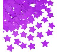sourcing map 200g Star Confetti Star Glitter Confetti Paper Dark Purple Table Confetti for Birthday Wedding Balloons Party Decorations