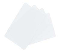 sourcing map 200Pack Blank PVC Cards 20mil ID Blank Credit Cards Plastic Waterproof & Double Sided Printing for ID Badge Printer, Graphics White