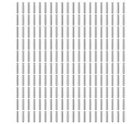 sourcing map 200Pcs 1 mm x 5 mm Dowel Pins, 304 Stainless Steel Cylindrical Shelves Support Pegs Locating Pin Shelf Fasten Elements for Bookshelf Cabinet Furniture Component (GB119), Silver