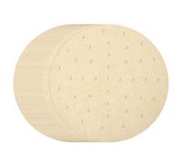 sourcing map 200pcs Air Fryer Liners 10 Inch Round Bamboo Steamer Liners with Holes Non-Stick Perforated Parchment Paper Sheets Disposable Steamer Paper for Air Fryers Steaming Basket, Brown