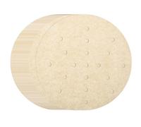 sourcing map 200pcs Air Fryer Liners 6.3 Inch Round Bamboo Steamer Liners with Holes Non-Stick Perforated Parchment Paper Sheets Disposable Steamer Paper for Air Fryers Steaming Basket, Brown