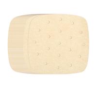 sourcing map 200pcs Air Fryer Liners 6 Inch Square Bamboo Steamer Liners with Holes Non-Stick Perforated Parchment Paper Sheets Disposable Steamer Paper for Air Fryers Steaming Basket, Brown
