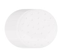 sourcing map 200pcs Air Fryer Liners 8 Inch Round Bamboo Steamer Liners with Holes Non-Stick Perforated Parchment Paper Sheets Disposable Steamer Paper for Air Fryers Steaming Basket, White