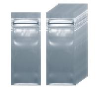 sourcing map 200Pcs Anti Static Bags 2.4 x 6 Inch/6 x 15cm Resealable ESD Shielding Antistatic Bag for GPU Hand Drive SSD Electronic Devices