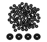 sourcing map 200Pcs AS-102 O-rings, Nitrile Rubber O-Rings 1/16" ID, 1/4" OD, 3/32" Width Round Sealing Gasket for Automotive Machine Plumbing Sealing Repair (70 Durometer, Black)