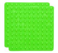 sourcing map 200Pcs Cabinet Door Bumper Rubber Pad 1/4" Diameter Sound Dampening Adhesive Rubber Pads Feet 0.08" Thick for Drawers Cutting Boards Small Furniture (Semicircle Shape, Green)