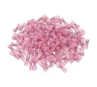 sourcing map 200PCS Female Spade Connector, 22-16 AWG Quick Disconnect Wire Connector Crimp Terminal Waterproof Insulated for Automotive Marine, Red