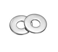 sourcing map 200Pcs Flat Washers, M3x9x0.8mm 304 Stainless Steel Washer Flat for Screws Bolts, Automotive, Construction, Industrial, Silver Tone