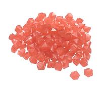 sourcing map 200pcs Glow Rocks 10-15mm Glow Pebbles Decoration in the Dark Luminous Stones Decor DIY Decorative Red for Garden, Potted Plant, Fish Tank