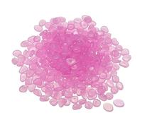 sourcing map 200pcs Glow Rocks 8-11mm Glow Pebbles Decoration in the Dark Luminous Stones Decor DIY Decorative Purple for Garden, Potted Plant, Fish Tank