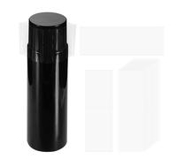 sourcing map 200Pcs Heat Shrink Wrap Bands, 35x122mm(1.4x4.8 Inch) PVC Clear Perforated Shrink Bands, Seal Container for Bottles, Jars, Lip Gloss Tubes, Cans and Tins Fit Cap Diameter 3.2"-3.3"