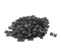 sourcing map 200Pcs IDE DVD HDD PC Motherboard PCB Plugs Jumper Caps 2.54mm Black