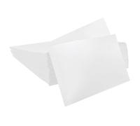 sourcing map 200Pcs Kraft Paper Sandwich Bags, 5.1 x 5.1 Inch Greaseproof Paper Cookie Bags Double Open Paper Snack Bags Lunch Bags for Home Bakery Shop Bread, White