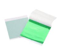 sourcing map 200pcs Leaf Sheets, 3.5" x 3.5" Foil Sheets Paper Sheets for DIY Crafts Painting Nails Resin Furniture Decoration(Light Green)