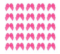 sourcing map 200pcs Mini Ribbon Bows 1 Inch Small Tiny Rose Red Ribbon Bows for DIY Crafts, Sewing Appliques, Hair Accessories, Gift Box Ornament, Wedding, Birthday Party Decoration