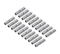 sourcing map 200Pcs Non Insulated Butt Connectors 22-16AWG Wire Connector BN1.25 for Electrical Wire Crimp Ferrule Terminals