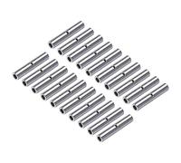 sourcing map 200Pcs Non Insulated Butt Connectors 22-18AWG Wire Connector BN0.75 for Electrical Wire Crimp Ferrule Terminals
