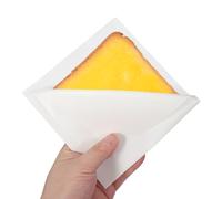 sourcing map 200pcs Pastry Bags, 5.9 x 5.9 Inch Greaseproof Double Open Paper Wrappers Sandwich Bags for Donut Sandwich Pretzel Snacks Cookies, White Paper