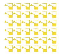 sourcing map 200Pcs Plastic Padlock Seals Tags - Blank Disposable Tamper-Proof Self-Locking Tag Security Locks, Fits Retail Stores/Logistics Boxes/Warehouse Doors, Yellow