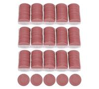 sourcing map 200Pcs Plastic Poker Chips, 35 mm, Red
