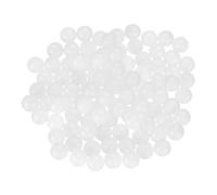 sourcing map 200pcs PP Plastic Bearing Balls 7mm Solid Plastic Balls, G2 Precision Bearing Ball Frosted Surface, White