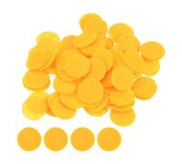 sourcing map 200pcs Round Felt Circles, 20mm 3/4" Pre Cut Craft Pads Non-Woven Mini Felt Fabric Circle for DIY Sewing Handcraft Cutting Projects Craft Finishing, Yellow