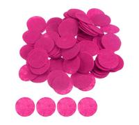 sourcing map 200pcs Round Felt Circles, 25mm 1" Pre Cut Craft Pads Non-Woven Mini Felt Fabric Circle for DIY Sewing Handcraft Cutting Projects Craft Finishing, Rose Red