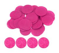 sourcing map 200pcs Round Felt Circles, 30mm 1-1/4" Pre Cut Craft Pads Non-Woven Mini Felt Fabric Circle for DIY Sewing Handcraft Cutting Projects Craft Finishing, Rose Red