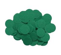 sourcing map 200Pcs Round Felt Circles Soft Thick for Crafts 1 3/8 Inch Felt Pads for DIY Sewing Handcraft Green