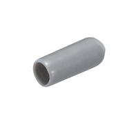 sourcing map 200pcs Rubber End Caps 5mm(3/16") ID Vinyl PVC Round End Cap Cover Screw Thread Protectors Grey
