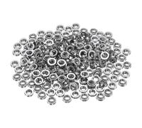 sourcing map 200Pcs Self-Clinching Nuts, #10-32 x 0.14" 304 Stainless Steel Pressure Rivet Nut Mounting Hardware Fastener for Construction Industry