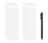 sourcing map 200Pcs Self-Sealing Cello Bags, 2x7 Inch Long Clear Flap Resealable Poly Bags, OPP Adhesive Treat Bag 2 Mil for Bread Pretzel, Gift Packaging, Tableware, Necklaces Crafts